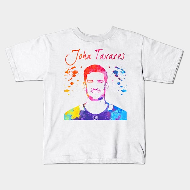 John Tavares Kids T-Shirt by Moreno Art